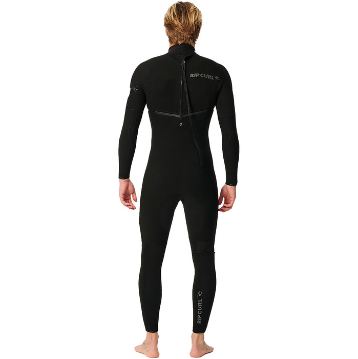 2024 Rip Curl Mens E-Bomb 4/3mm Back Zip Wetsuit 152MFS - Black